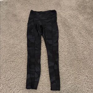 lululemon athletica fast and free HR tight 25” camo leggings